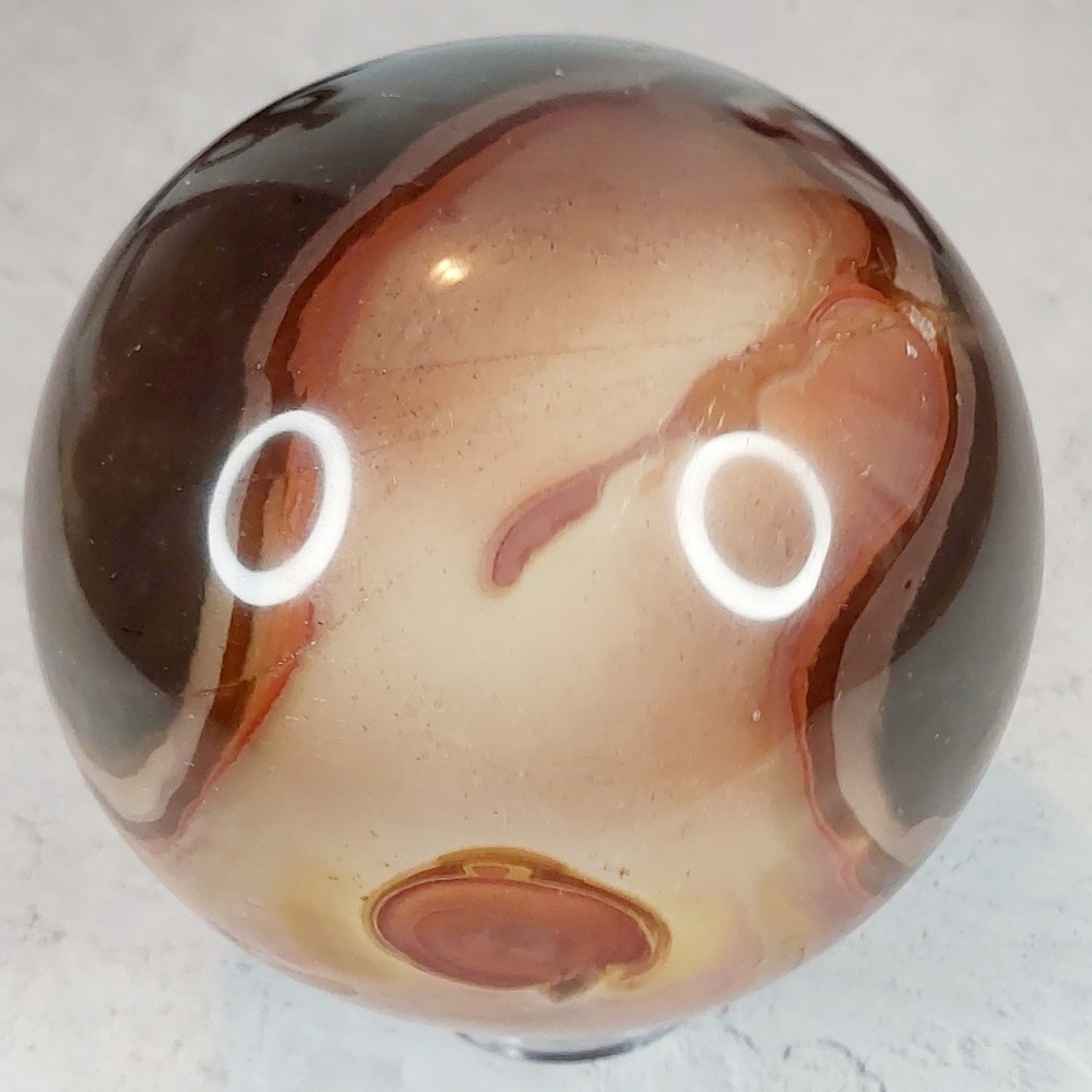 Desert Jasper Sphere | Grounding • Vitality • Connection to Earth